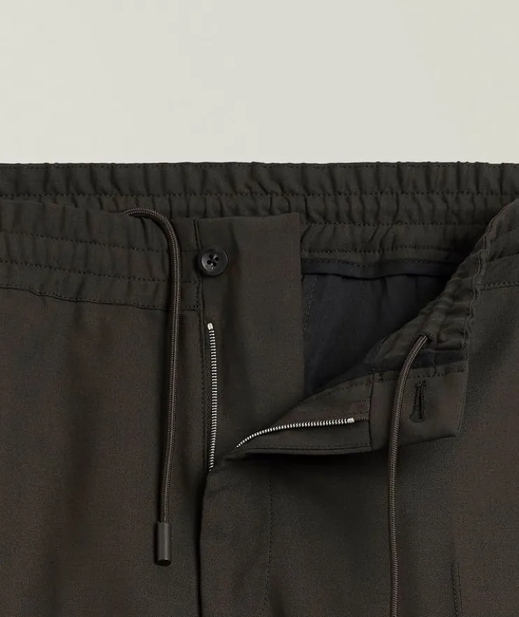Stretch-Wool Joggers