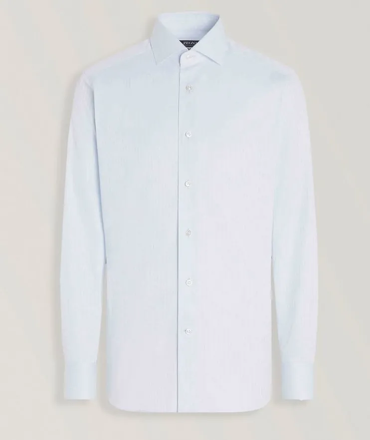 Striped Centroventimilia Cotton Dress Shirt