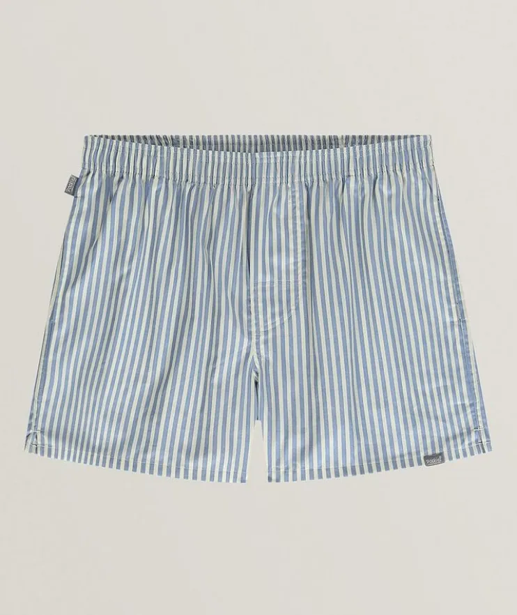 Striped Cotton Boxers