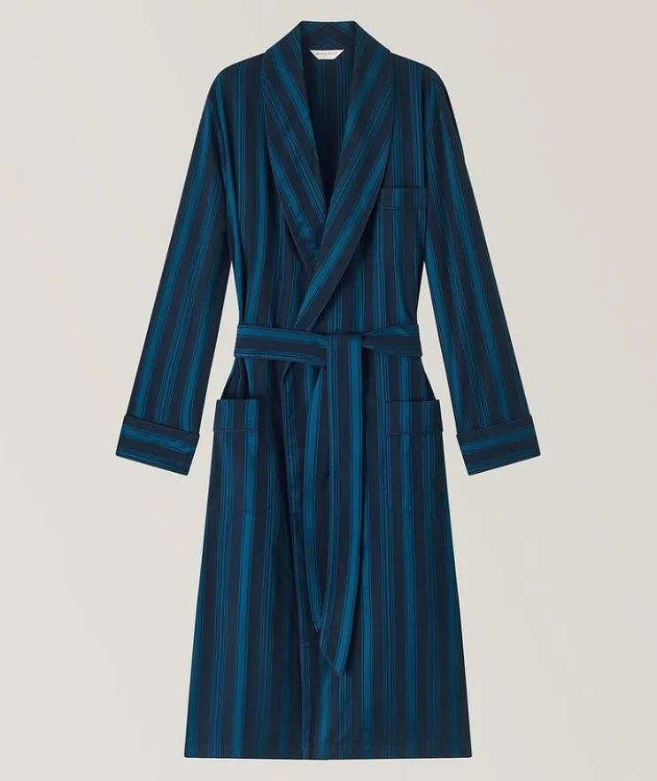 Striped Cotton Robe