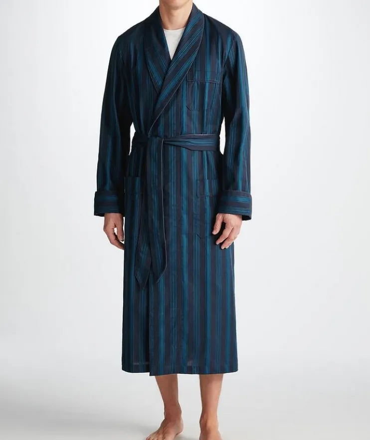 Striped Cotton Robe