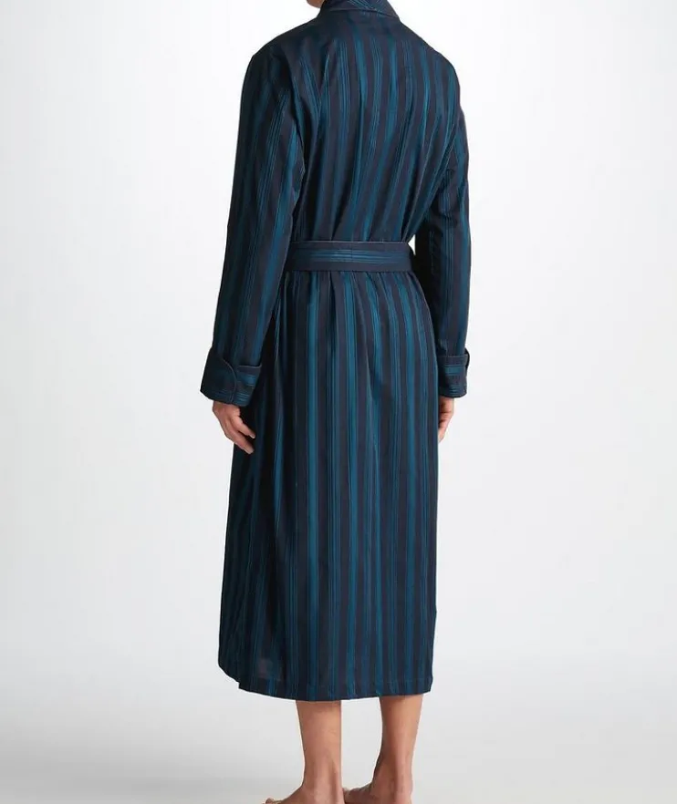Striped Cotton Robe