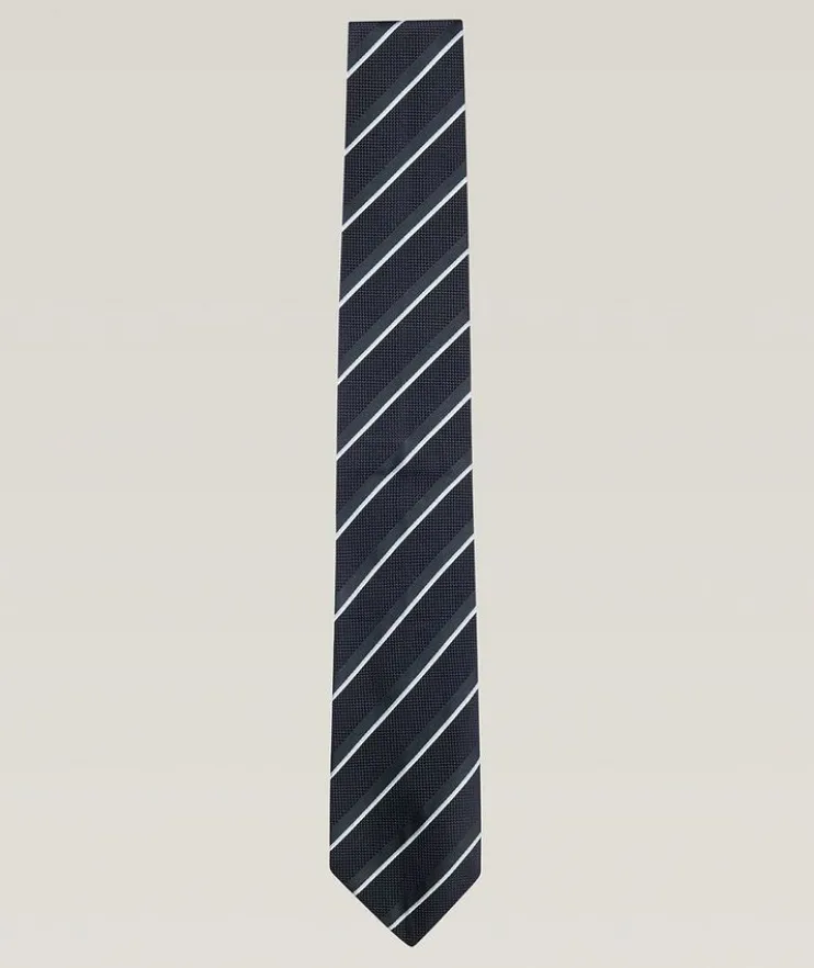 Striped Silk Tie