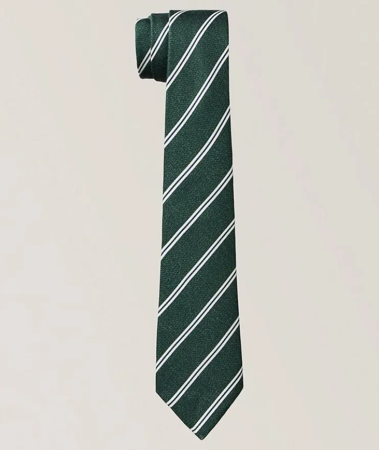 Striped Silk Tie