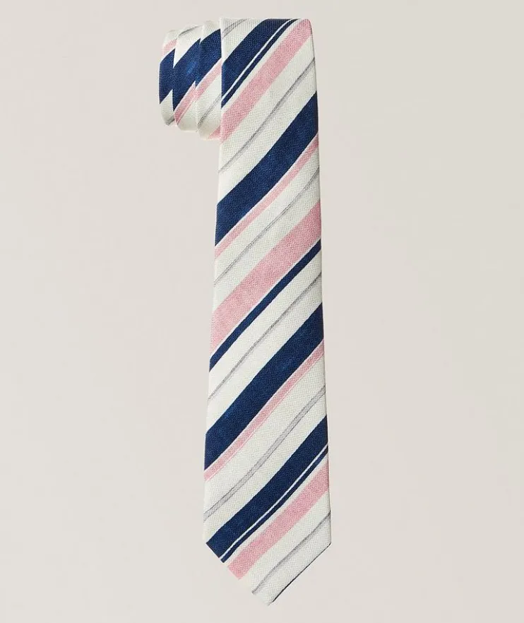 Striped Silk Tie
