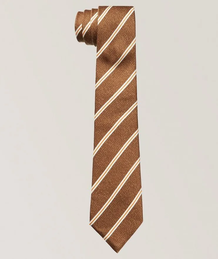 Striped Silk Tie