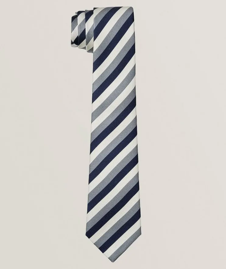 Striped Silk Tie