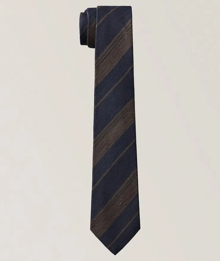 Striped Silk Tie