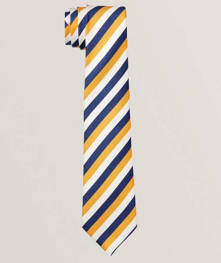 Striped Silk Tie