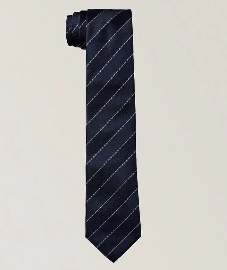 Striped Silk Tie