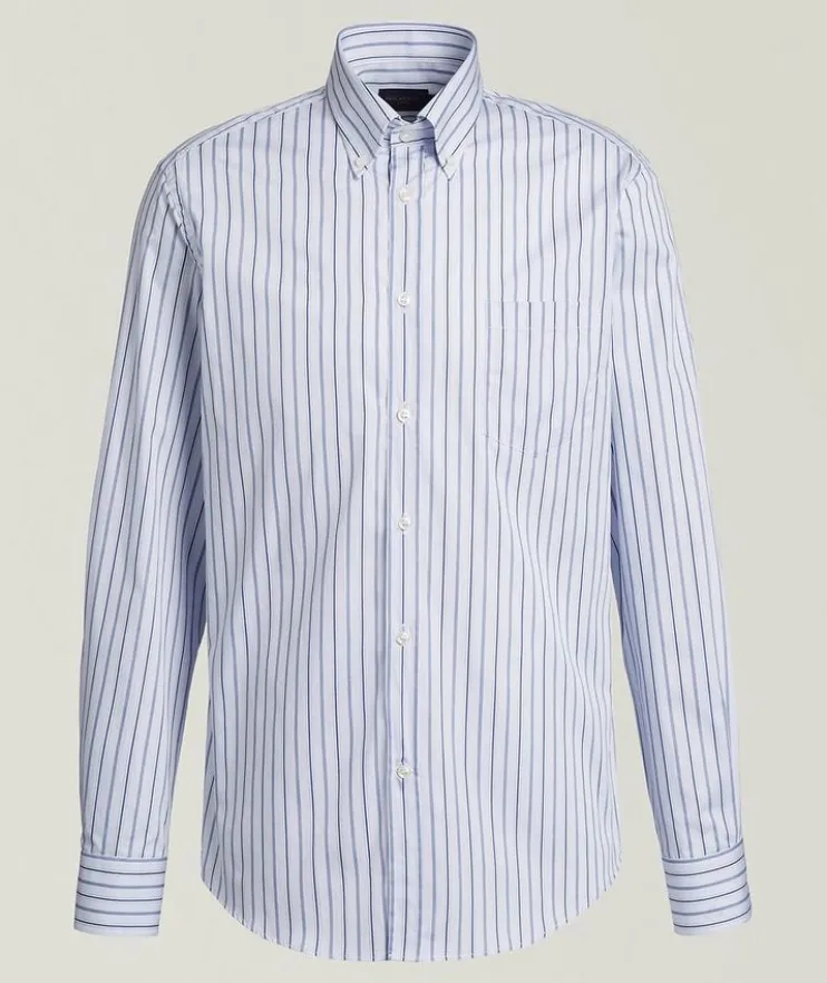 Striped Supima Cotton Shirt