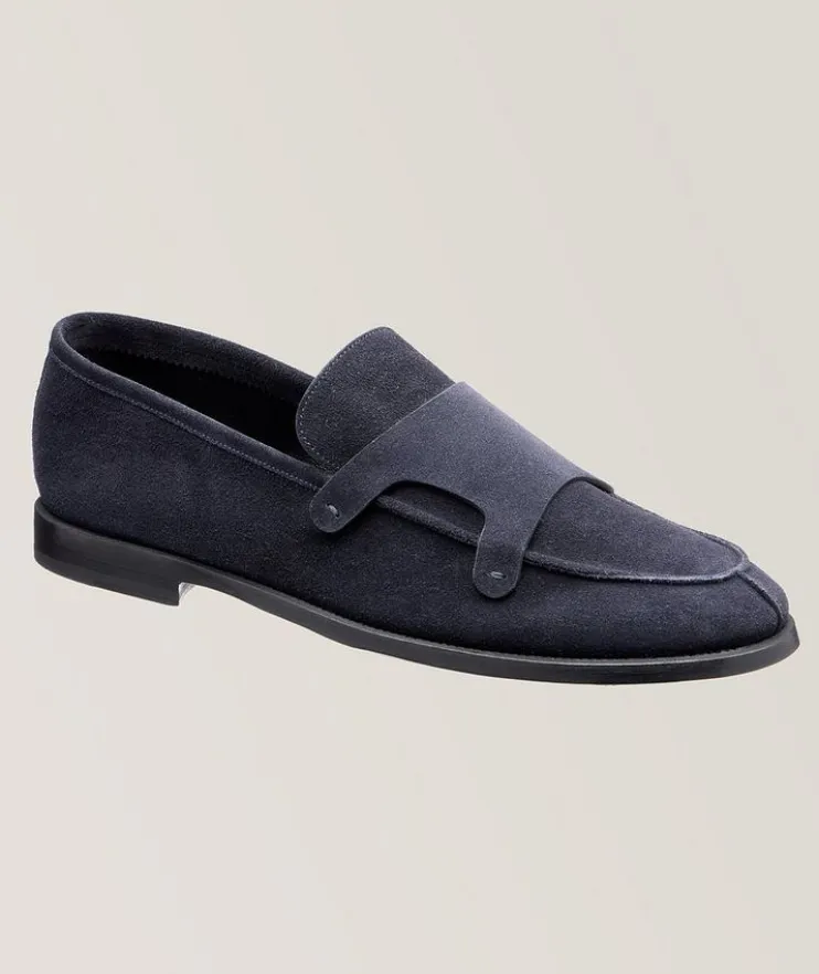 Suede Double Monkstraps