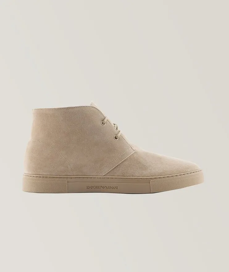 Suede Lace-Up Desert Boots