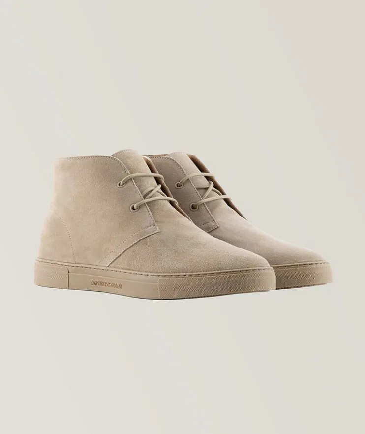 Suede Lace-Up Desert Boots
