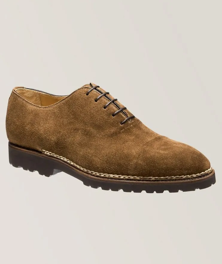 Suede Leather Oxfords