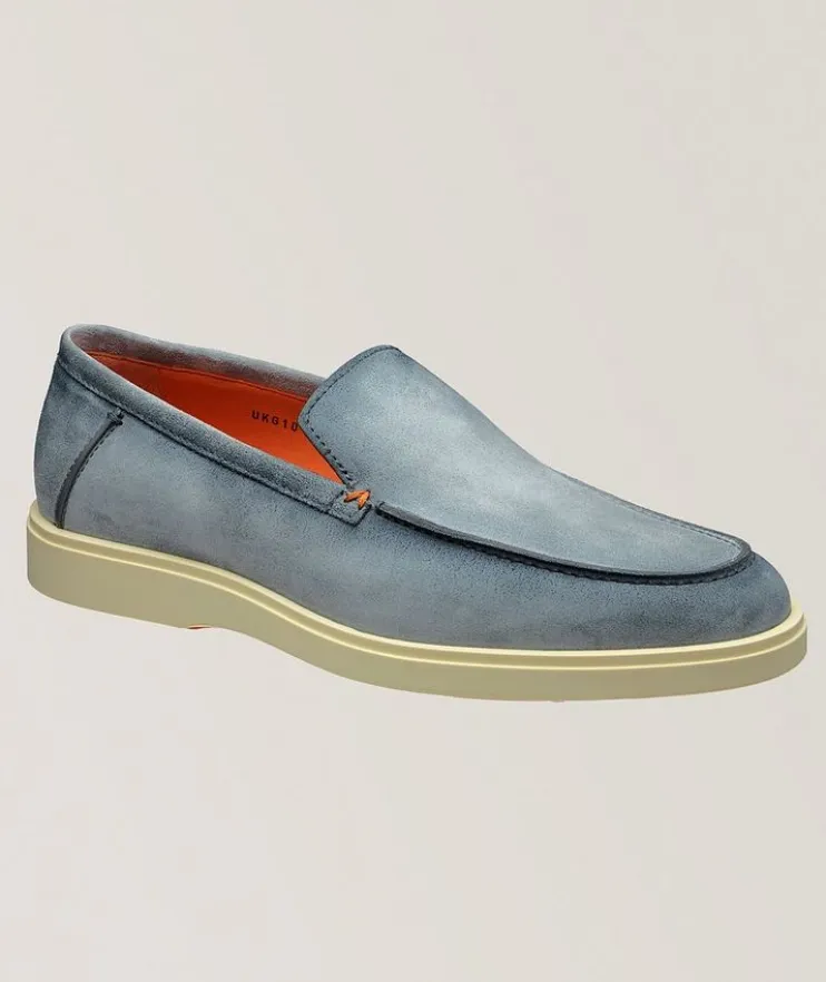 Suede Loafers