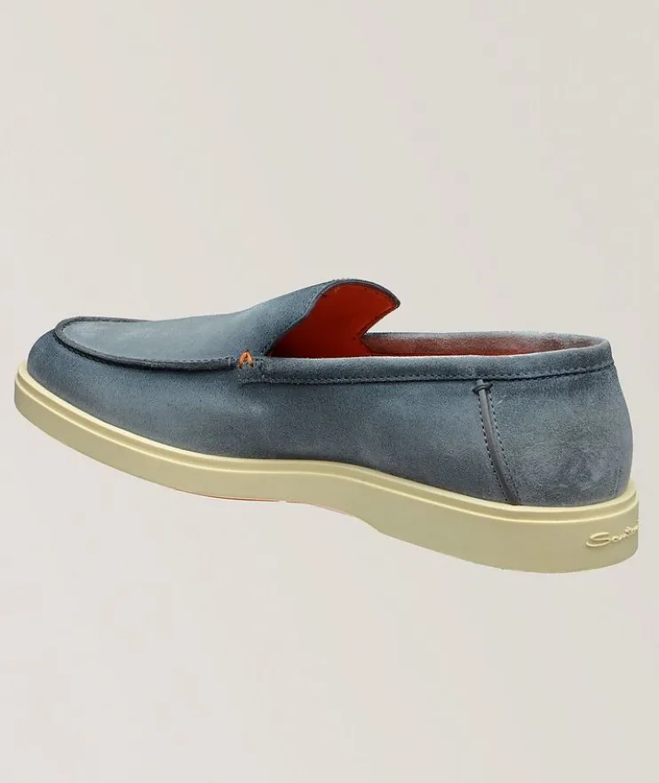 Suede Loafers