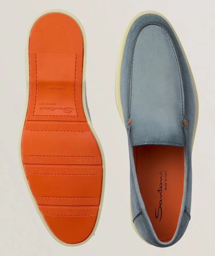 Suede Loafers