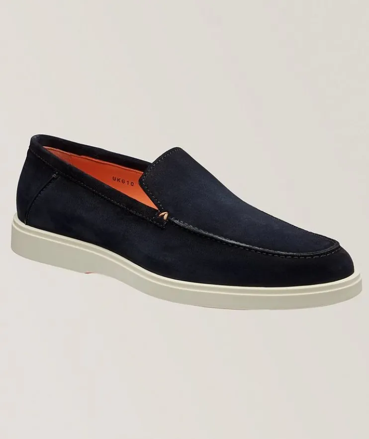 Suede Loafers