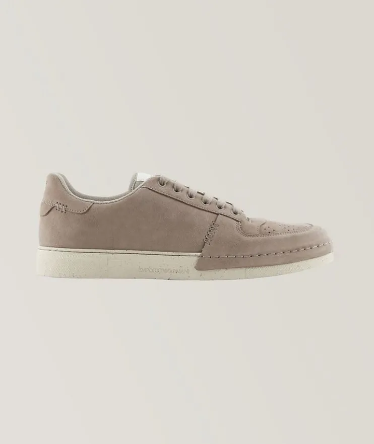 Suede Micro Perforated Sneakers