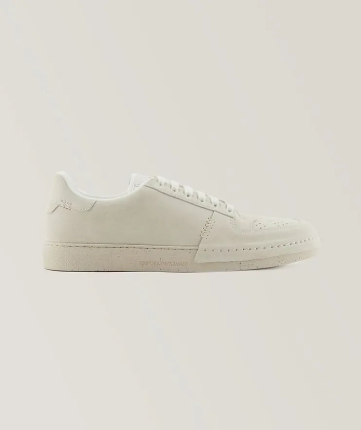 Suede Micro Perforated Sneakers