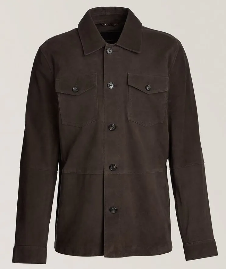 Suede Overshirt