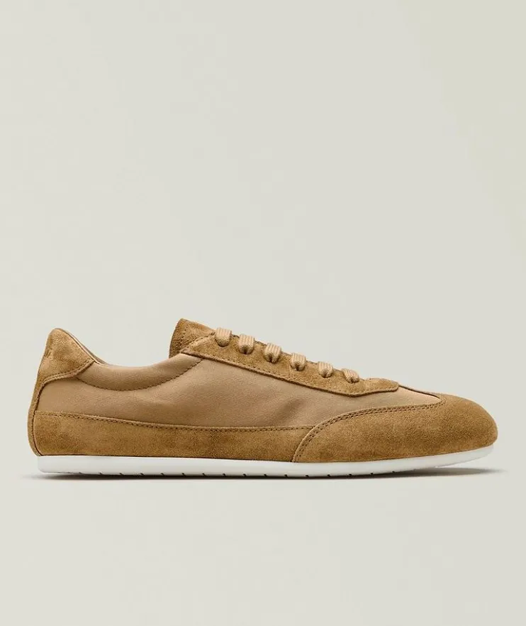 Suede Panel Sneakers
