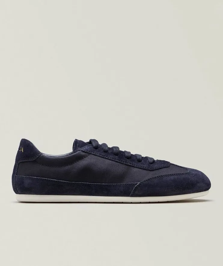 Suede Panel Sneakers