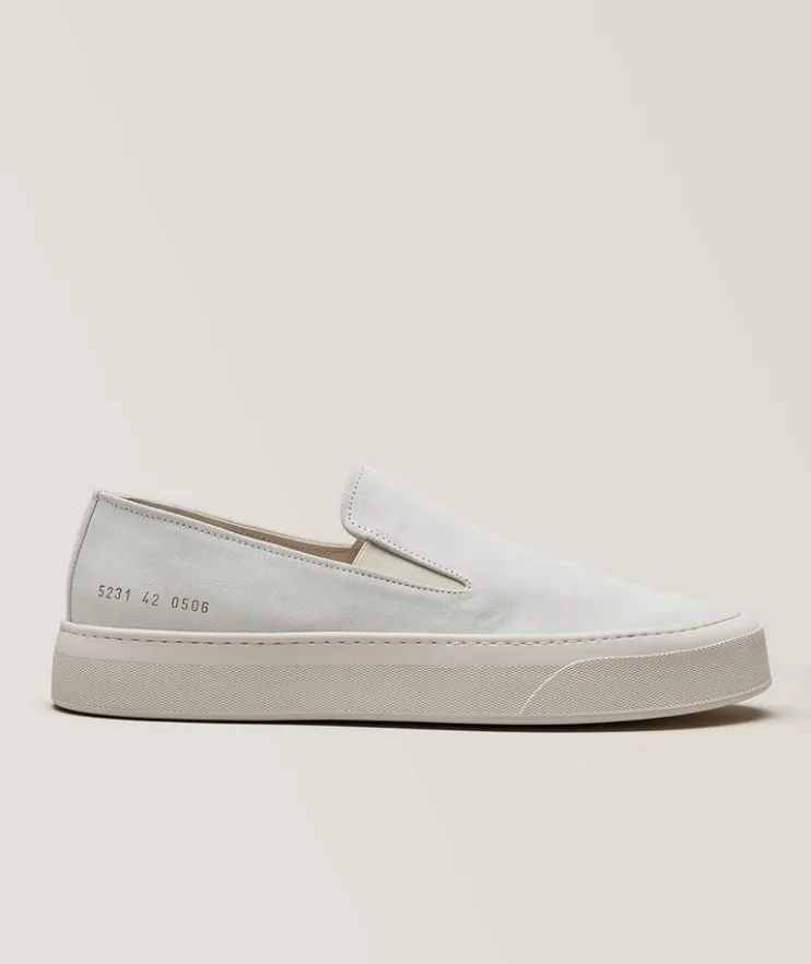 Suede Slip-On Sneakers