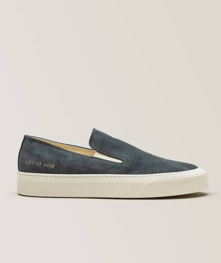 Suede Slip-On Sneakers