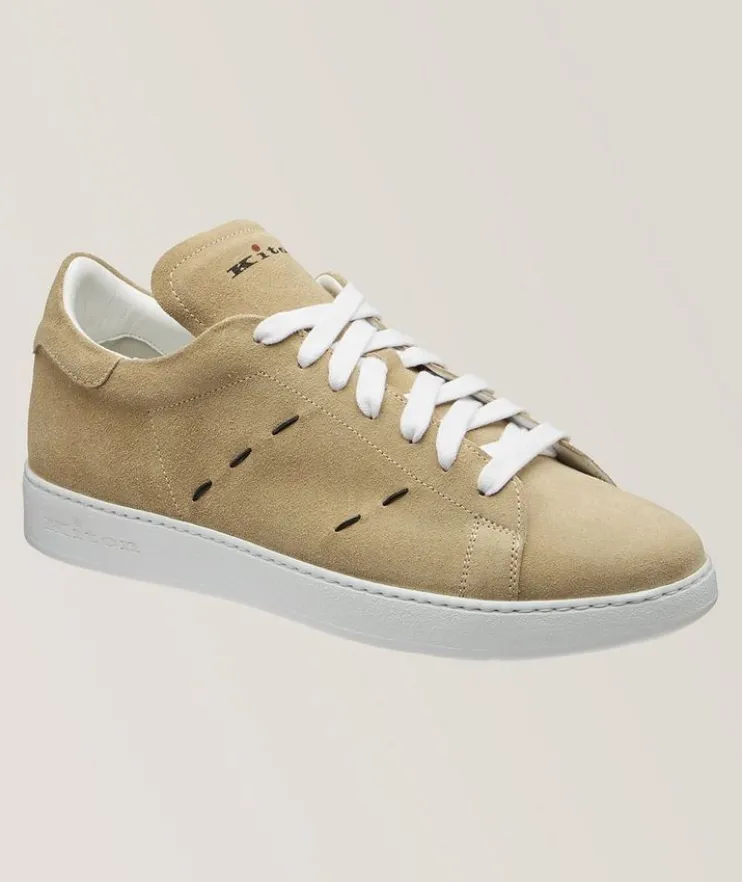 Suede Stitching Sneakers