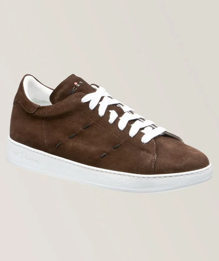 Suede Stitching Sneakers