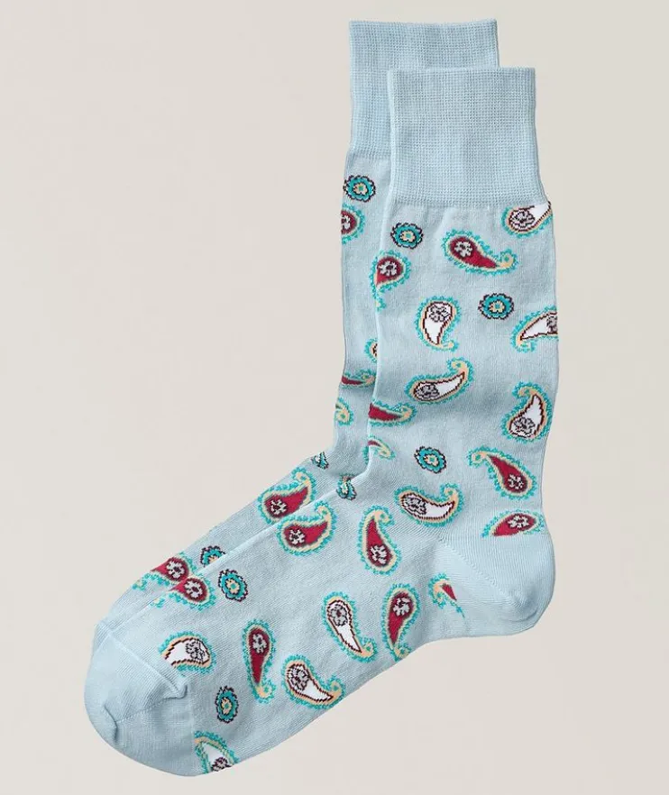 Summer Paisley Socks