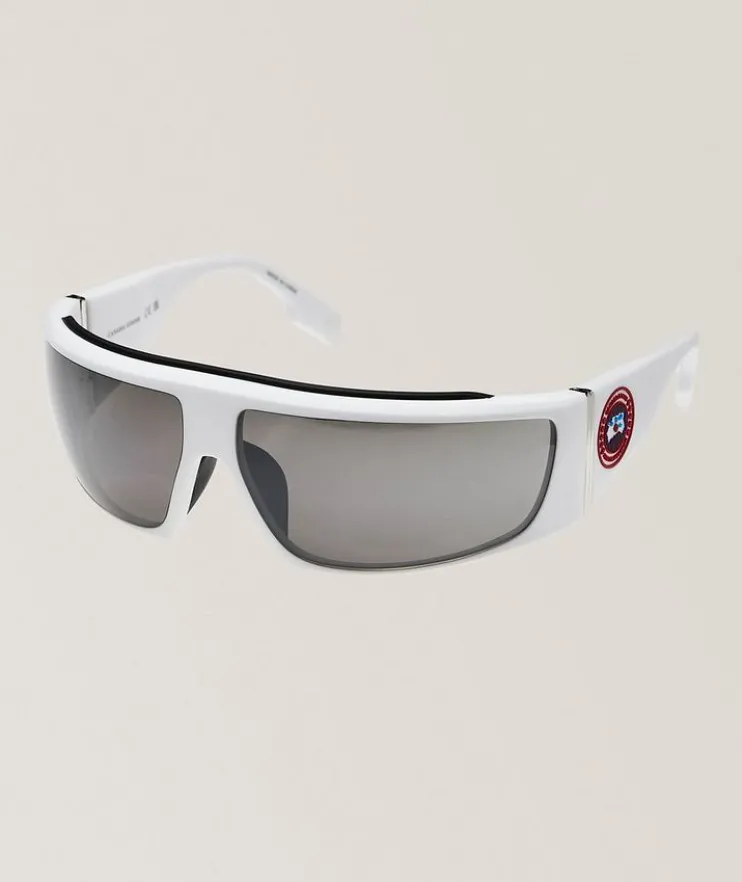 Summit Mirrored Rectangular Sunglasses