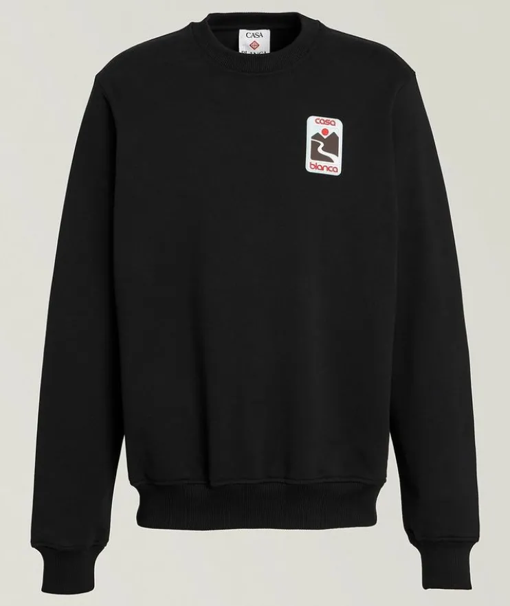 Sunset Logo Cotton Sweatshirt