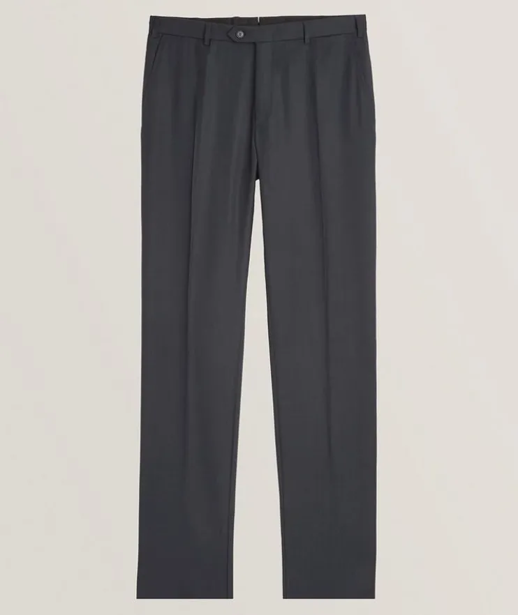 Super 130 Sharkskin Dress Pants