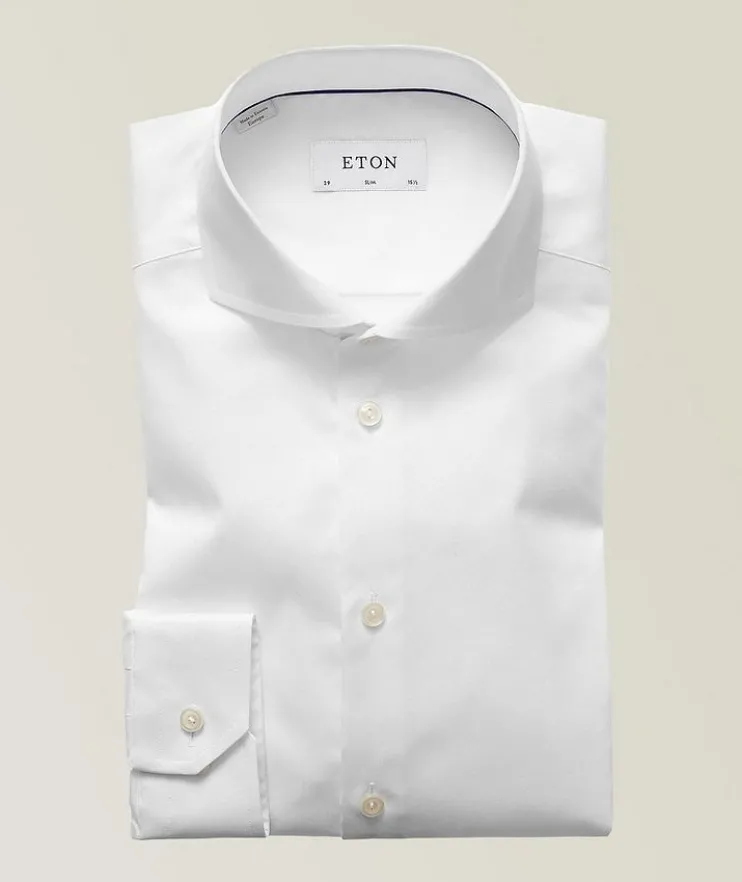 Super Slim-Fit Twill Dress Shirt