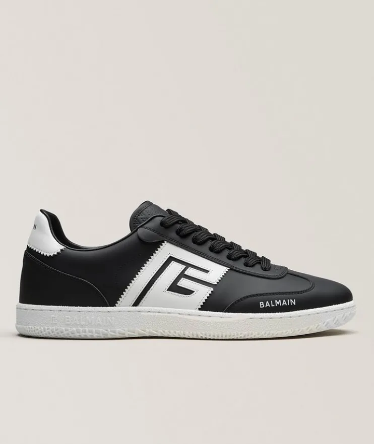 Swan Leather Sneakers