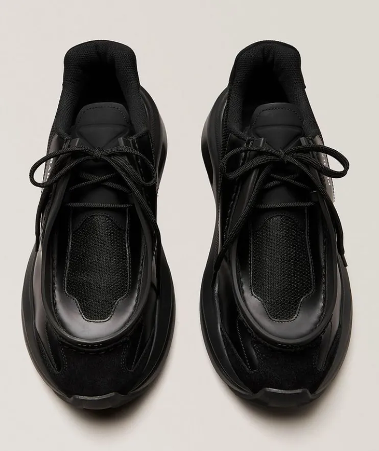 Systeme Brushed Leather Sneakers