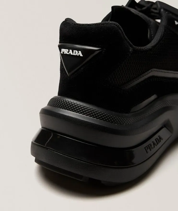 Systeme Brushed Leather Sneakers