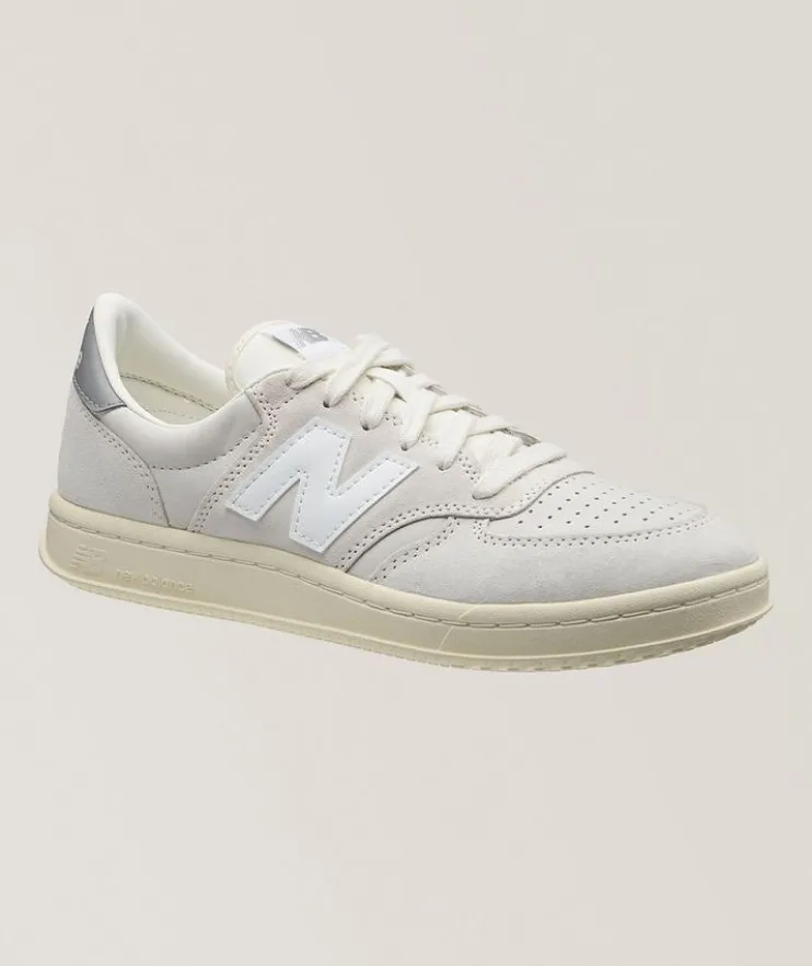 T500 Perforated Suede Sneakers