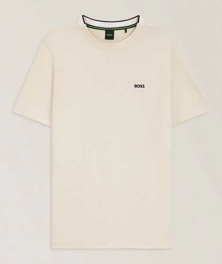 Taddy Back Collar Piqué T-Shirt