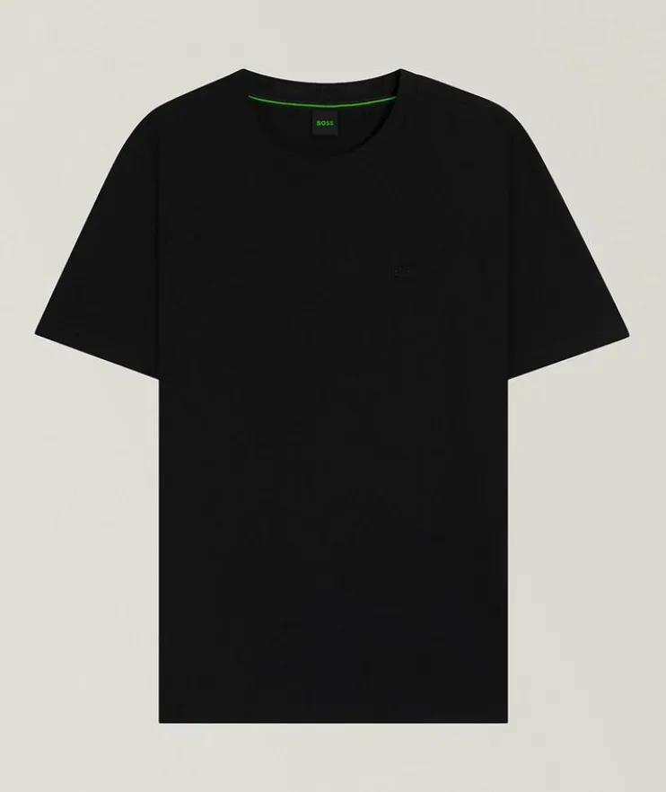 Taddy Embroidered-Logo Piqué T-Shirt