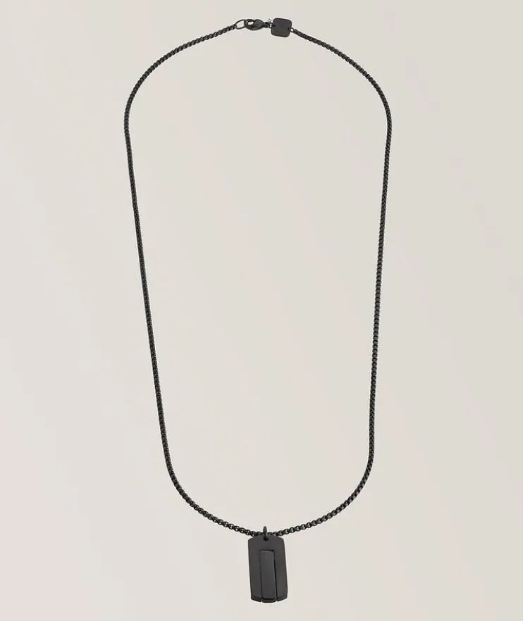 Tag Pendant Necklace