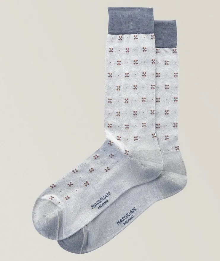 Tailor Flower Modal-Cotton Blend Socks