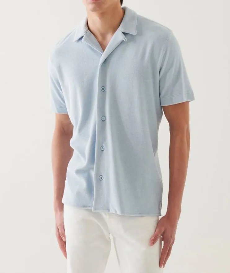 Terry Cotton Camp Shirt