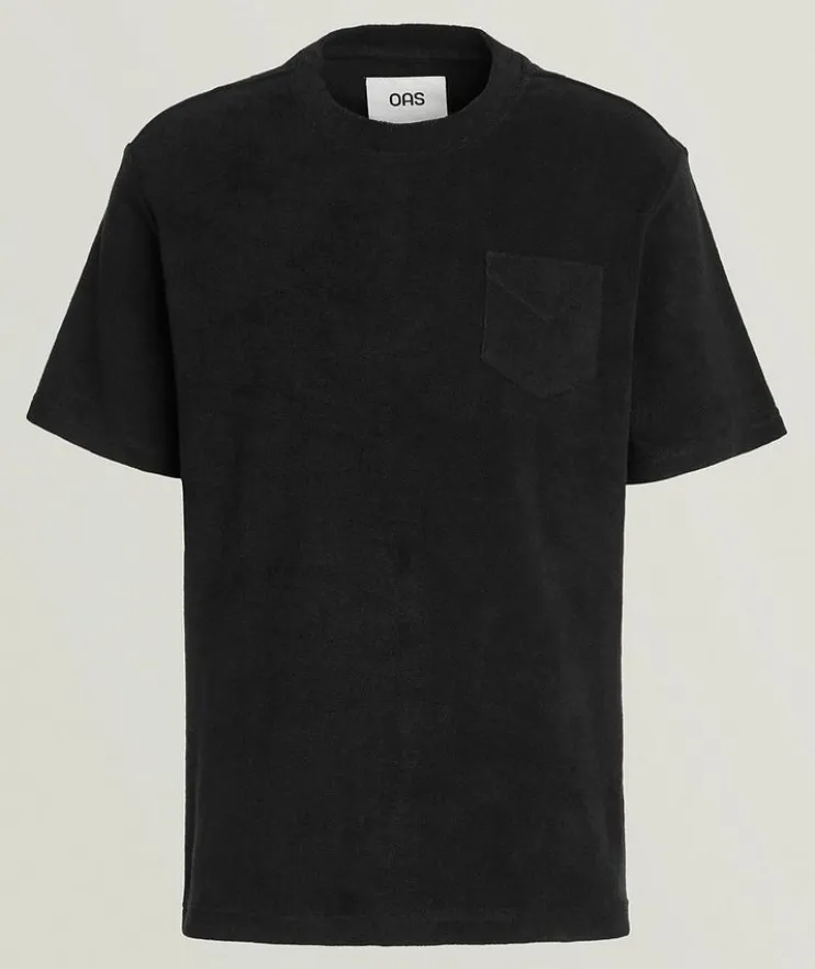 Terry Cotton Crewneck T-Shirt