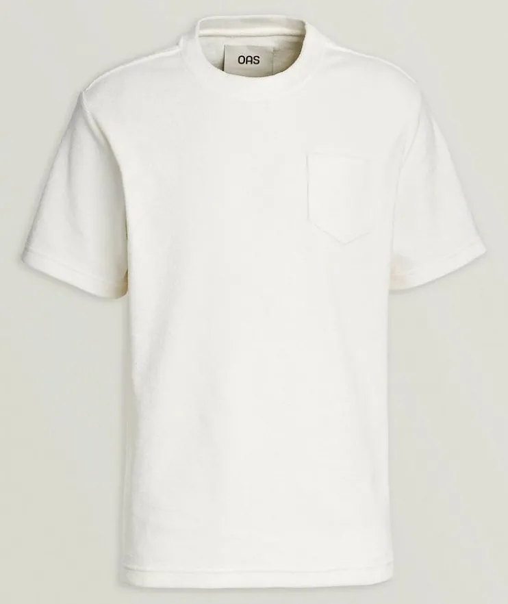 Terry Cotton Crewneck T-Shirt