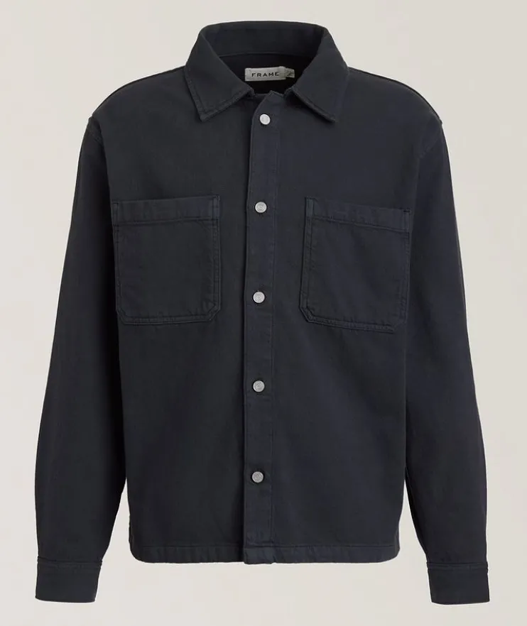 Terry Cotton Double Pocket Overshirt