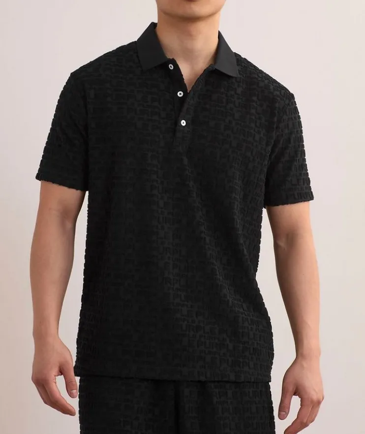 Terry Jacquard Polo